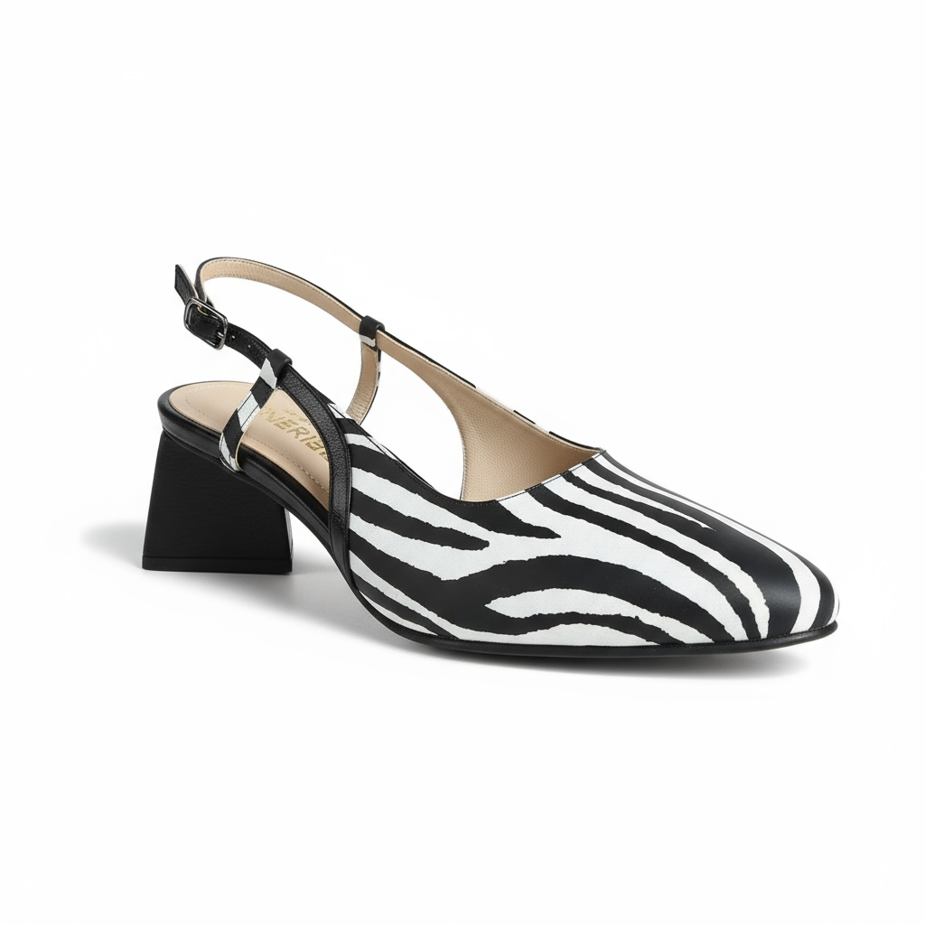 Slingbacks Zebra